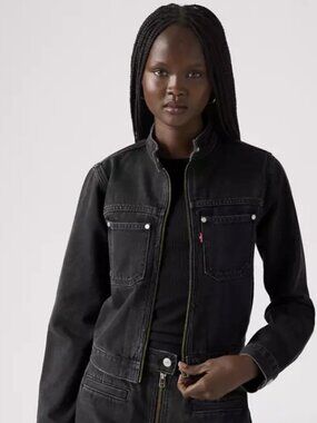 Levi's Moto Trucker Jacket - Black *NWT*